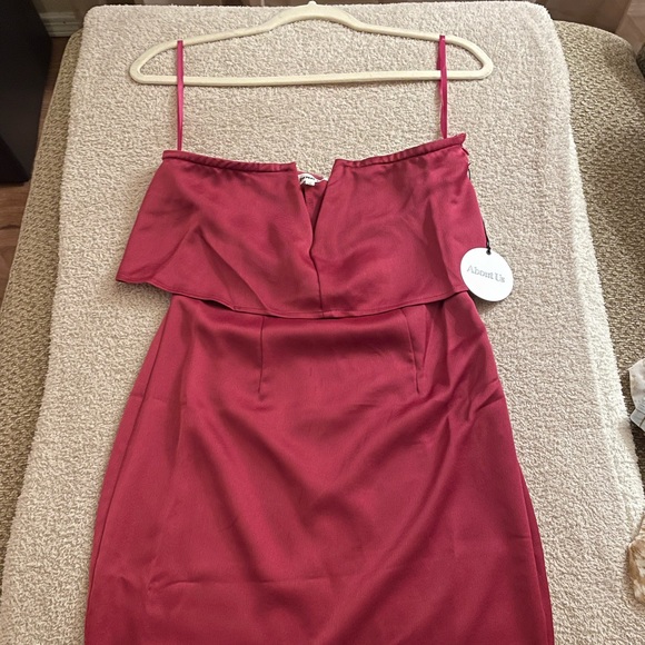 NWT about us fuchsia cocktail dress xxs - Picture 2 of 4